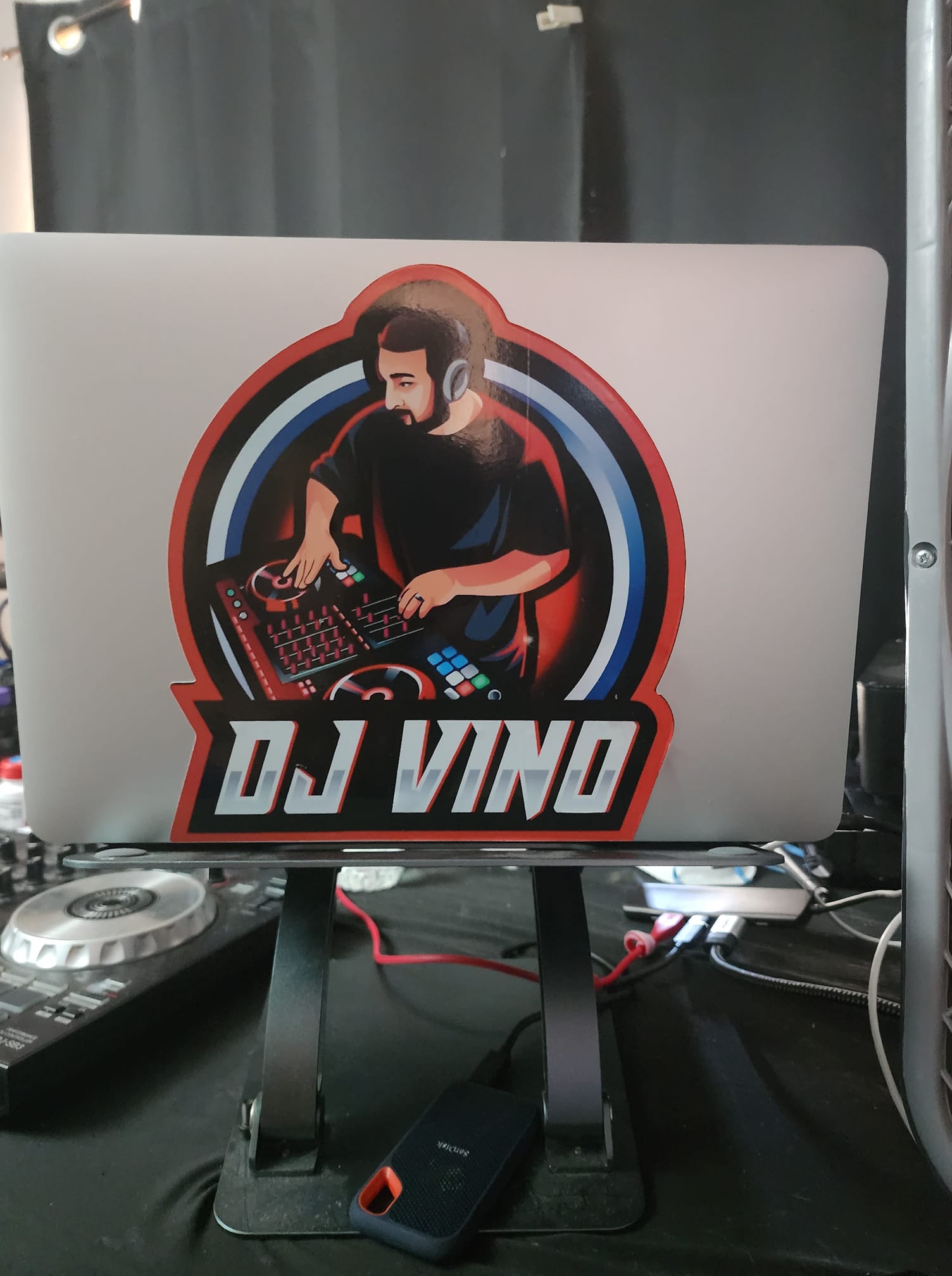 Custom Laptop Skin- DJ Vino